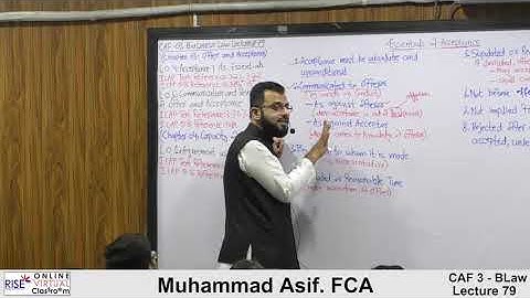 Caf 3 l Sir Asif Lecture 79