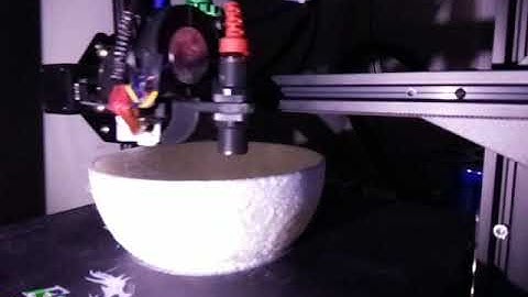 Time lapse 3D Print of Moon Lamp