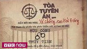 Độc đáo thiệp cưới “toà tuyên án” của cặp đôi Hà Thành | VTC9