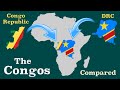 Democratic Republic of the Congo and Republic of the Congo Compared