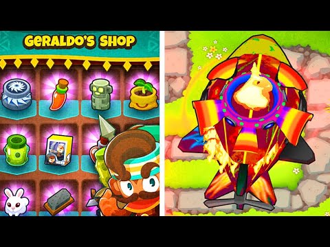 O NOVO MACACO GERALDO TEM UM SHOP COM COISAS SECRETAS + BOSS COM TRANSFORMAÇÃO SURREAL - BLOONS TD 6