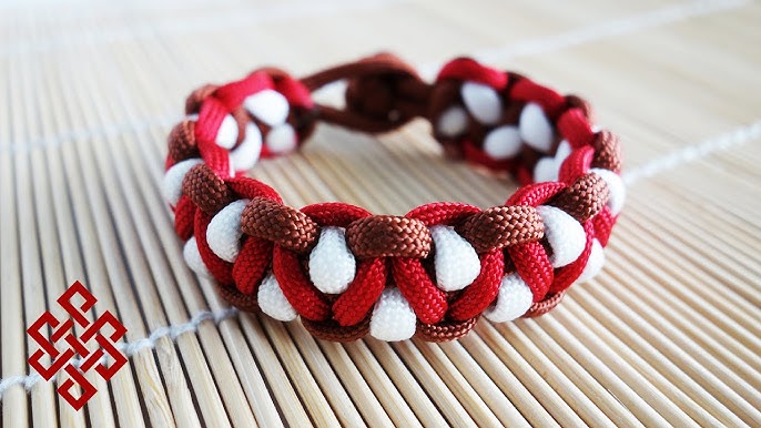 How to Make the Deadpool Solomon Knot Paracord Bracelet Tutorial 