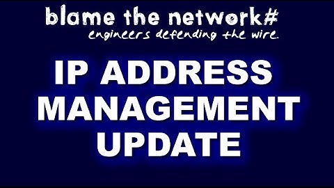 Free IP Address Management Solution - Latest Update
