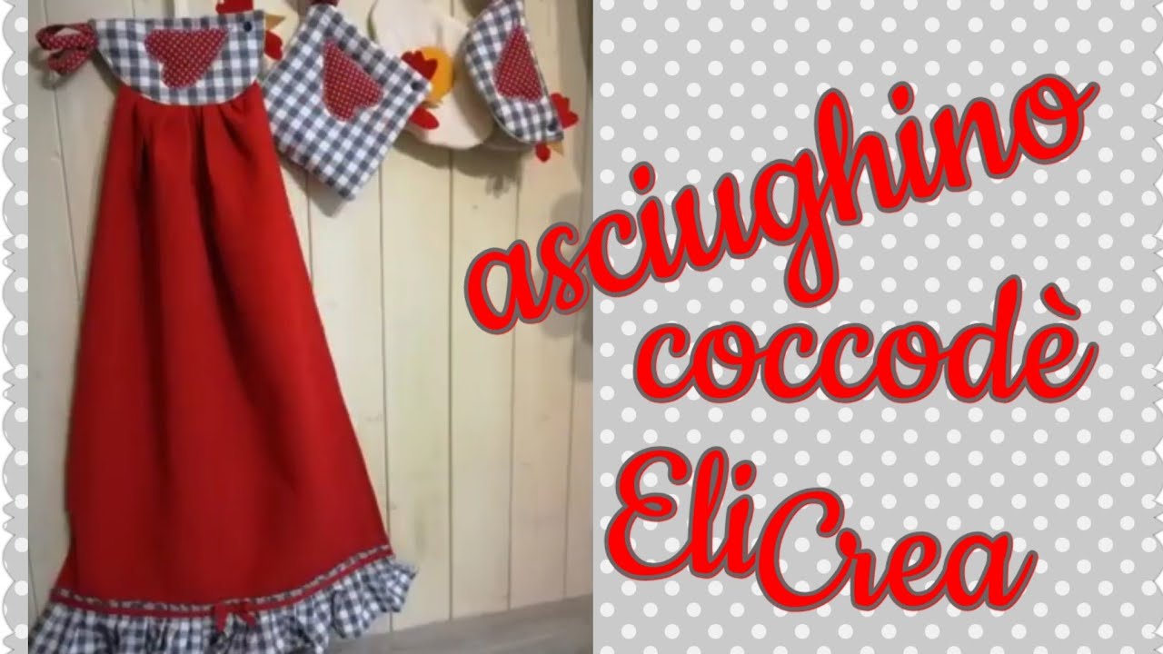 🏠🐔🌿Asciughino coccodè tutorial passo passo -cucito creativo