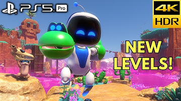 Astro Bot PS5 Pro - New Vicious Void Levels & Special Bots Free DLC! 4K HDR Gameplay Walkthrough