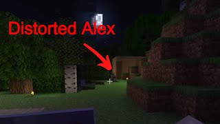 Distorted Alex can talk?! | Minecraft Creepypasta