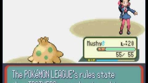 Pokemon Ruby first gym battle - Roxanne