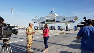 الاعلامية سحر صبرى فى حوار مع العميد مجدى انور و الانتهاء من اعمال تطوير طريق الاسماعيلية بورسعيد