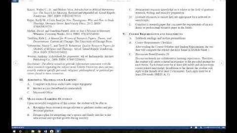 RTCH 500 - Welcome Video