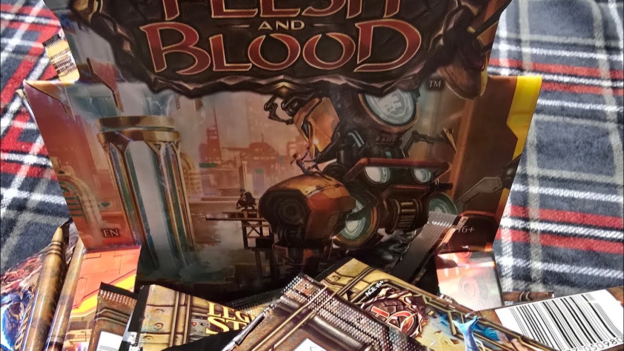 Flesh and Blood double COLD FOIL bright lights box - YouTube