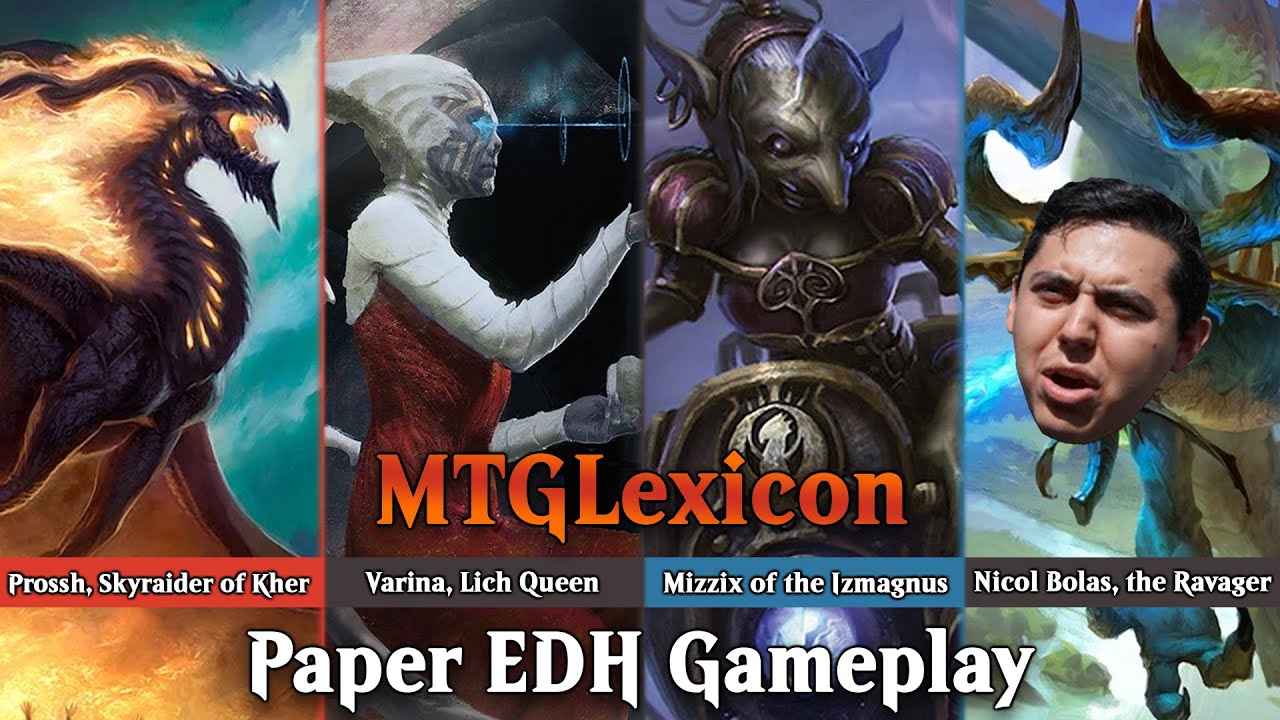 paper mache Commander/EDH Gameplay | S3E48.10 - Prosh VS Varina VS Mizzix VS Bolas (Flip) | Paper MTG FFA