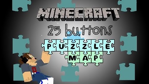 Minecraft Puzzle Map "25 Buttons" created by McTsts