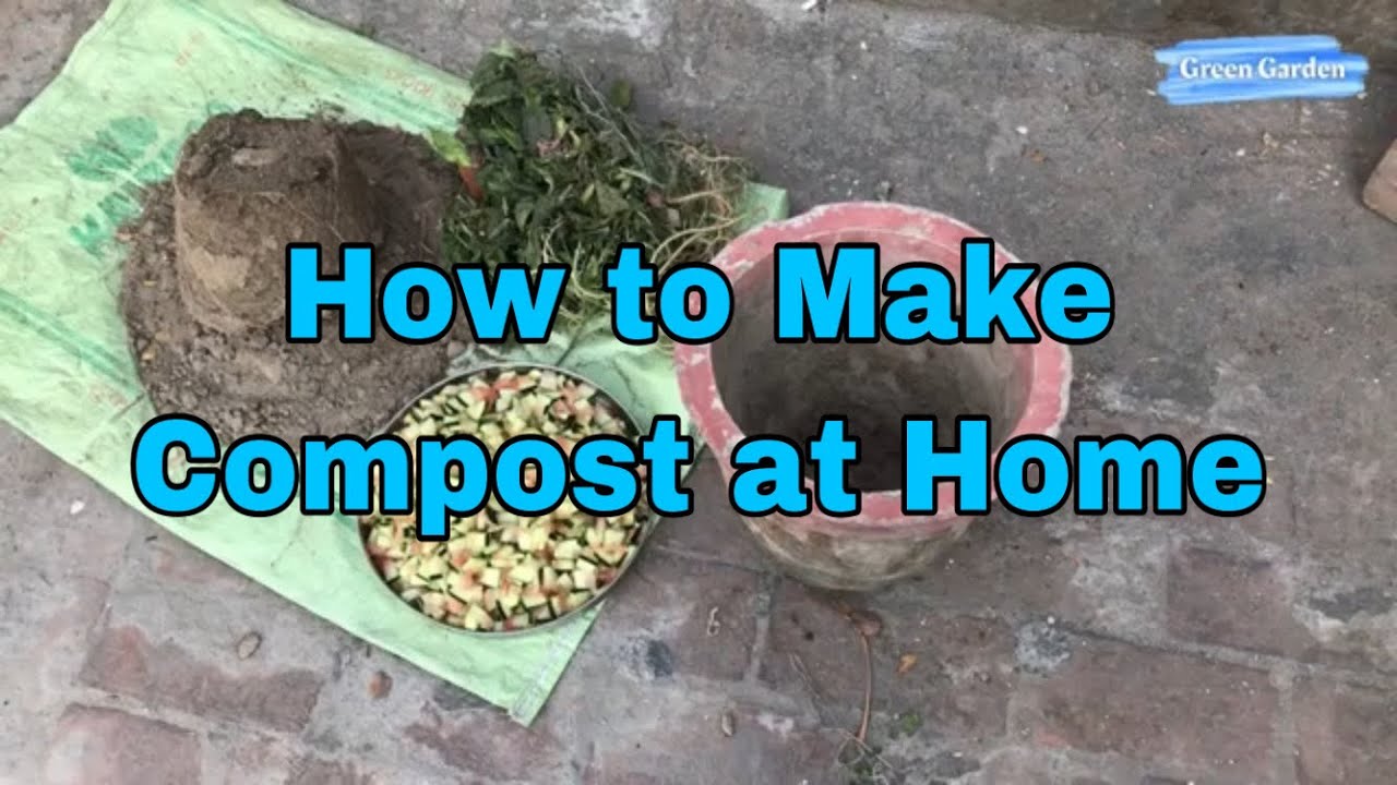How to Make Compost at Home With Kitchen Waste - YouTube