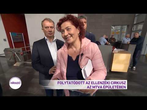 Folytatódott az ellenzéki cirkusz az MTVA épületében