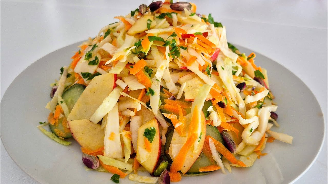 La salade bombe 💣 qui brûle la graisse du ventre saine et rapide