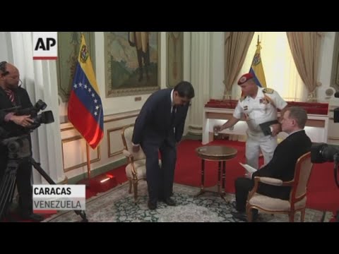 ONLY ON AP: Maduro blames US sanctions for crisis