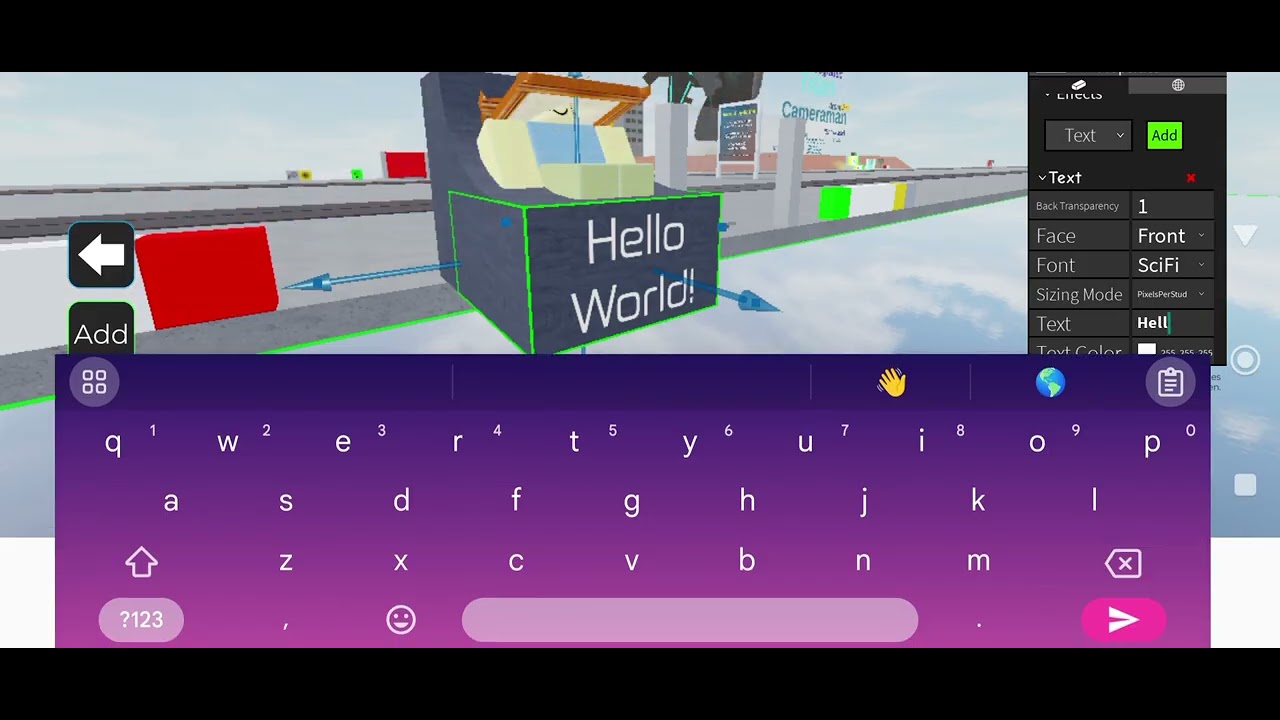 How to make a thing for Ur obby in obby creator REHEHEHE #obbycreator # ...