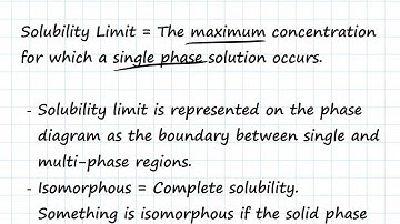 Solubility Limits and Determining Phase Present | Engineering Materials