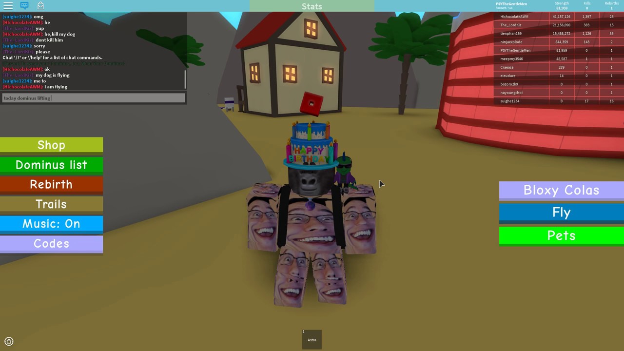 Roblox Dominus Lift Code