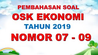 Ksn / osn ekonomi kabupaten 2019 soal dan pembahasan no 7 - 9