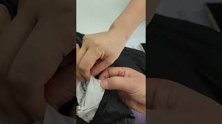패션봉제기술교육~다운점퍼의 다운백