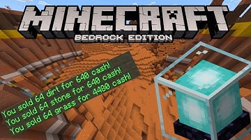 HOW TO MAKE A SELLPAD USING SCRIPTS (Minecraft Bedrock Script API)