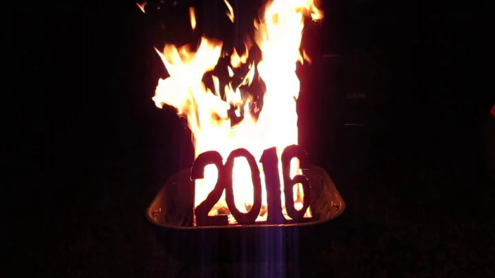 We burn 2016 in effigy