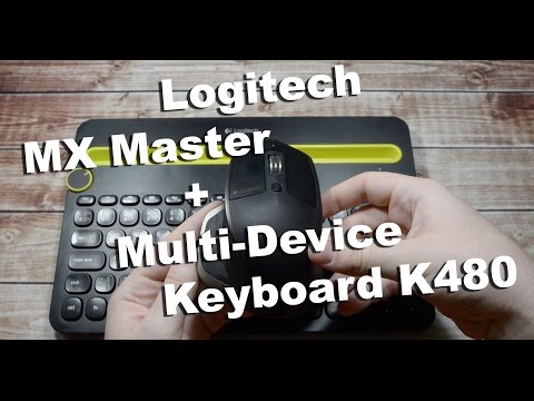 Logitech MX Master + Logitech Keyboard K480. Впечатление от использования и обзор.