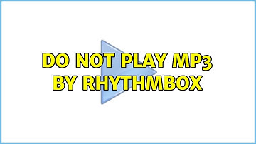 Ubuntu: Do not play mp3 by Rhythmbox