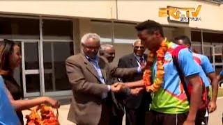 ERi-TV: Eritrean U-20 National Football Team Return Home to a Hero's Welcome