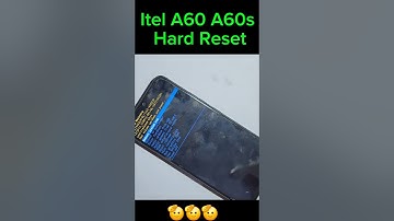 Itel A60 Hard Reset | Itel (A662L) Pattern Lock Remove | Without Pc | Password Forgot Erase all data
