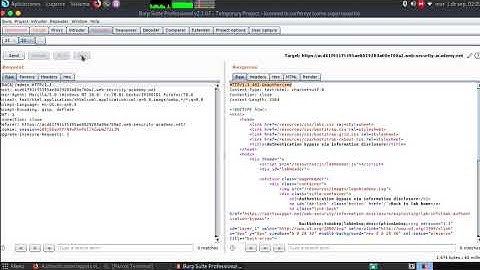 Authentication bypass via information disclosure
