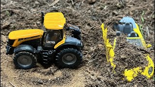 Siku 1/87 Tractors. Enjoying some down time from working the land !
