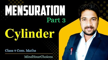Class 9 Maths Unit 3 Mensuration - Exercise 5 | How To Find CSA TSA and Volume of Cylinder (Part 3)