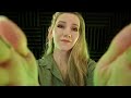 Soft whispers  face touching for headache relief asmr with gentle rain sounds  theta waves