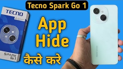 Tecno Spark Go 1 how to hide apps, how to hide apps in tecno, how to stick apps in tecno phone