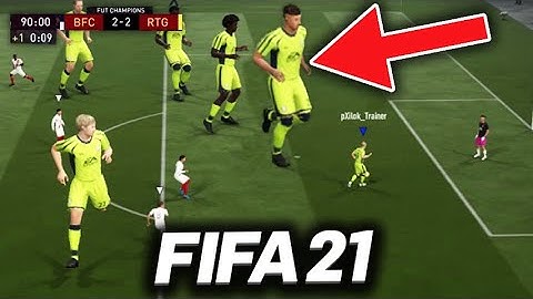 this video is pure FIFA 21 Scripting...