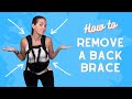 How to Put On and Take Off a Back Brace | Laminectomy, Back Fusion, Back Injury