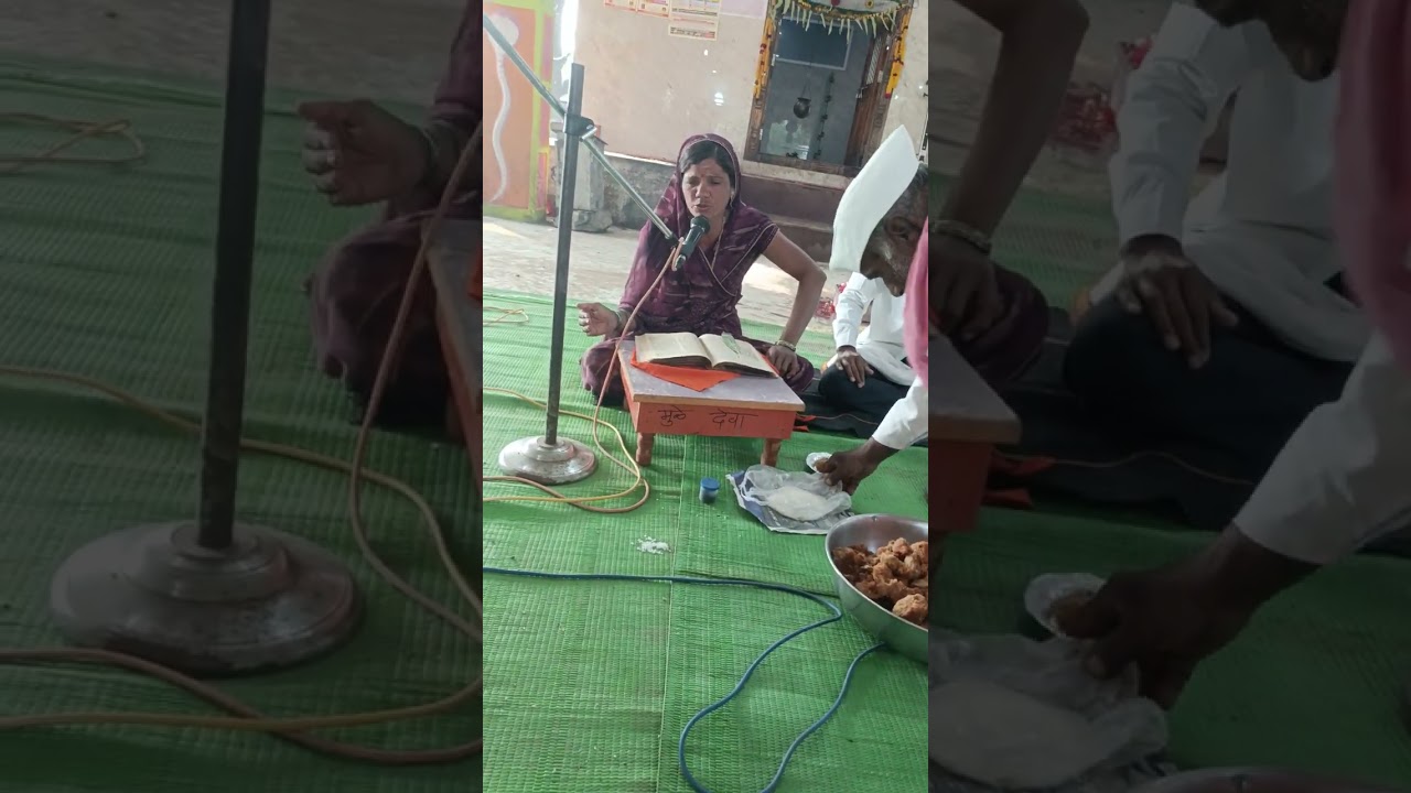 अखंड हरिनाम सप्ताह तपे लिमगाव वाचक अनिता तौर सूचक महादेव तौर बाबुलतारा