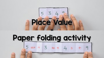 Place Value - Paperfolding activity | Primary School Maths