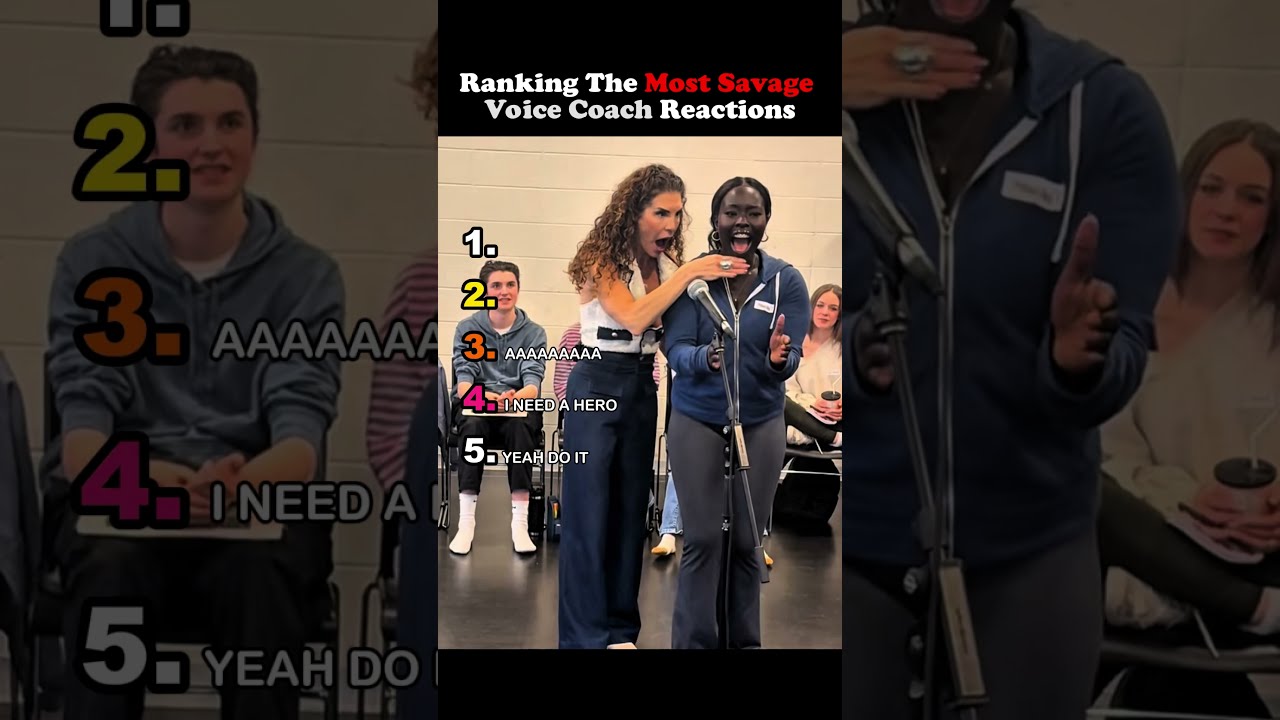 Ranking The Most Savage Voice Coach Reactions SavageCoach ViralVoice ZippyRanks