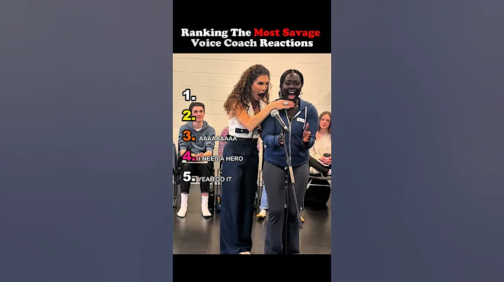 Ranking The Most Savage Voice Coach Reactions😍❤. #SavageCoach #ViralVoice #ZippyRanks