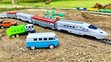 MODEL RAILWAY EP2 - ASMR ASSEMBLING A MINIATURE VERY FAST TRAIN MODEL - FENFA