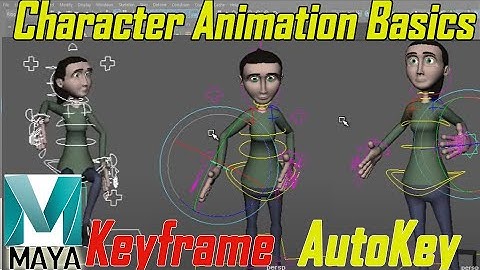 How to use Keyframe for Character Animation in MAYA| Animating with Keyframe using Autokey in MAYA