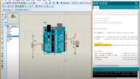 simulacion de arduino en proteus: controlar servo motor con un potenciometro