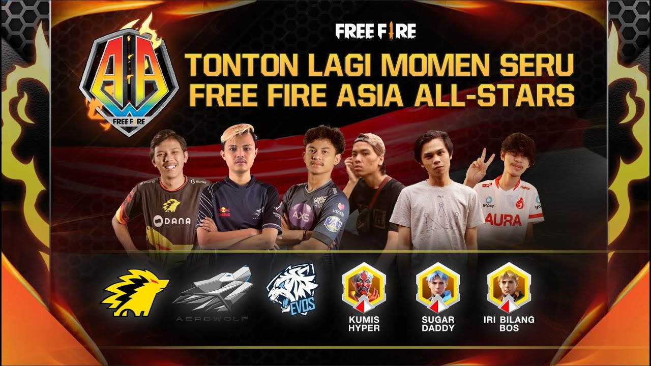 Free Fire Asia All-Stars 2020: Influencers and pros come together