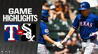 Rangers vs. White Sox Game Highlights (8/29/24) | MLB Highlights thumbnail