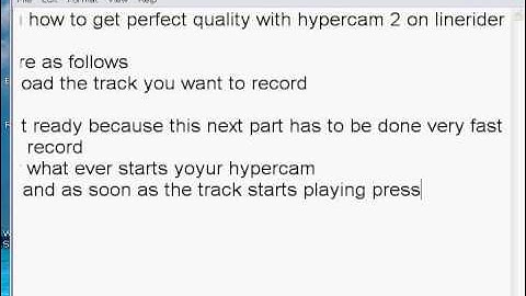 How To Get Perfect Quality When Recording Line Rider Tracks