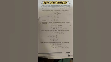 rgpv university chemistry paper 2011 #rgpv1styear #engineeringcollege #exam #yt #shorts #chemistry