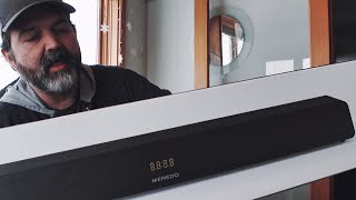 Meredo Wooden 2.1 150w Soundbar, Unboxing and First Sound Test